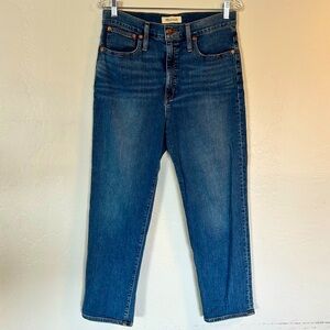 Madewell Classic Straight High Rise Jeans, Women’s size 29